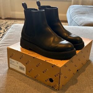 Mix No. 6 Black Ankle Boots